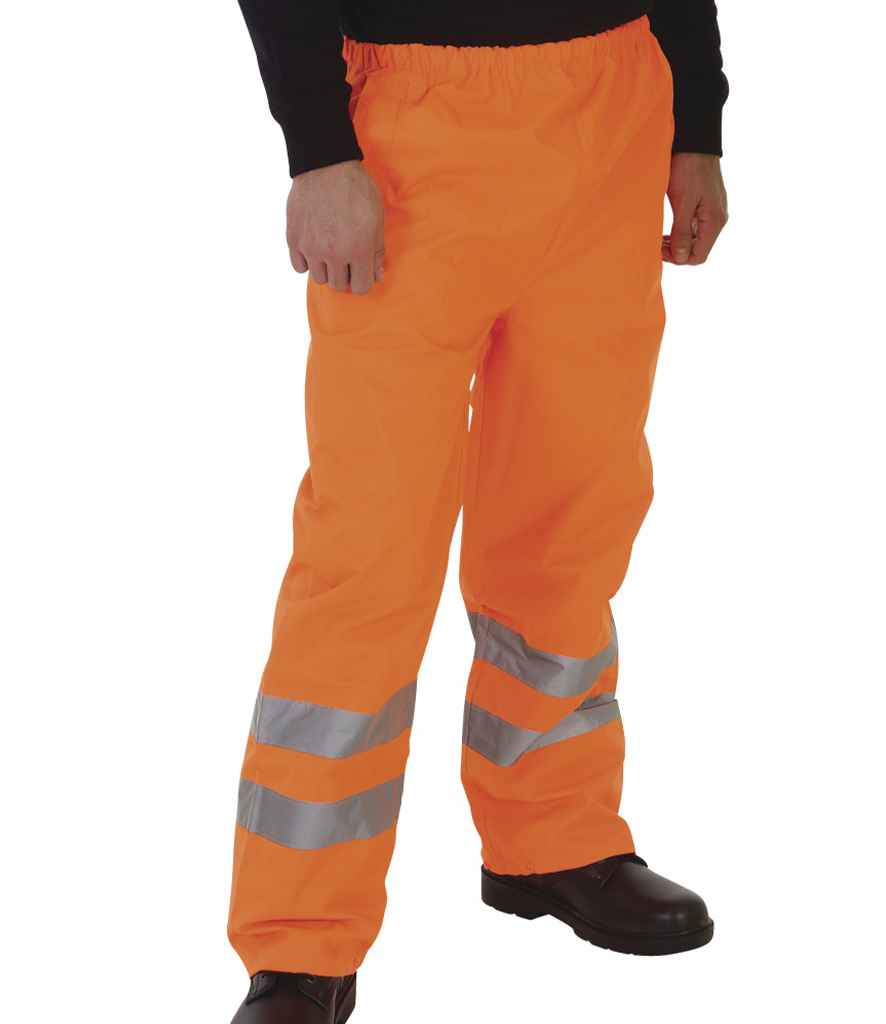 Yoko Hi-Vis Waterproof GO/RT Overtrousers - Orange (YK211)