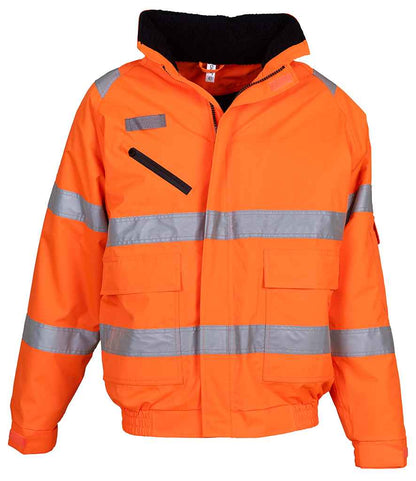 Yoko Fontaine Flight Jacket - Orange (YK213)