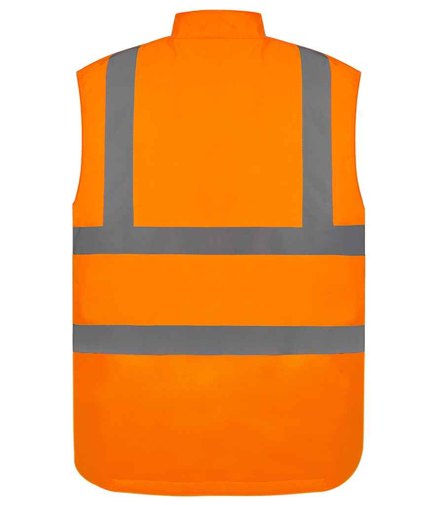 Yoko Two Tone Bodywarmer - Orange/Navy (YK215)