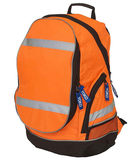 Yoko Hi-Vis London Rucksack - Orange (YK502)