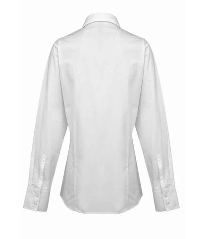 Premier Ladies Supreme Long Sleeve Poplin Shirt - BACK