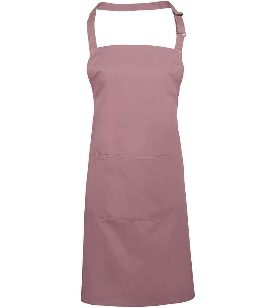 Premier 'Colours' Bib Apron with Pocket - FRONT