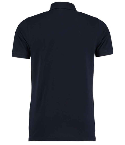 Kustom Kit Klassic Heavy Slim Fit Piqué Polo Shirt - BACK