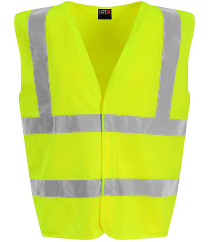 Pro RTX High Visibility Kids Waistcoat - Yellow - front