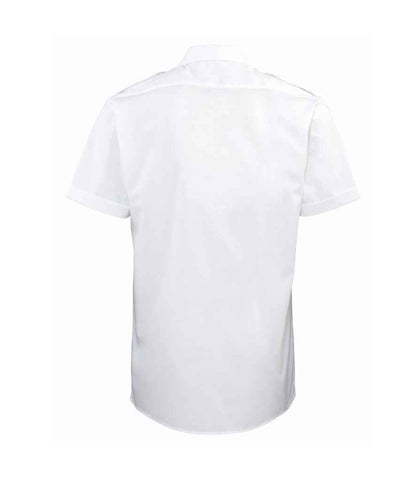 Premier Short Sleeve Pilot Shirt - BACK