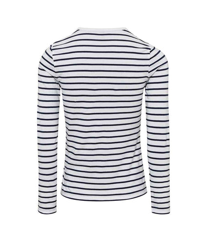 Premier Ladies Long John Roll Sleeve T-Shirt - BACK