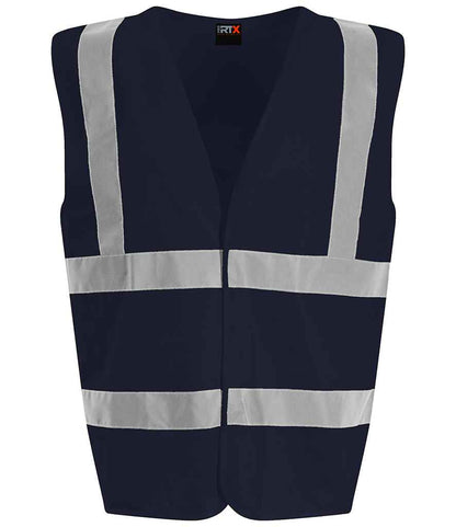 Pro RTX High Visibility Waistcoat - Navy - front