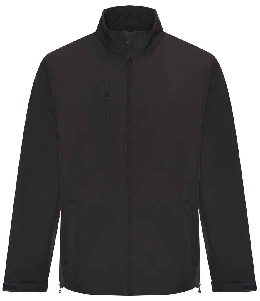 Pro RTX Pro Three Layer Soft Shell Jacket - Charcoal - front