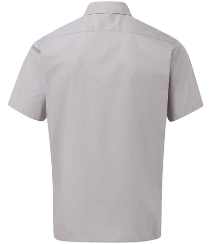 Premier Short Sleeve Poplin Shirt - BACK