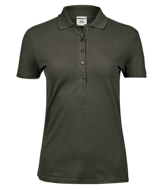 Tee Jays Ladies Luxury Stretch Polo Shirt - FRONT