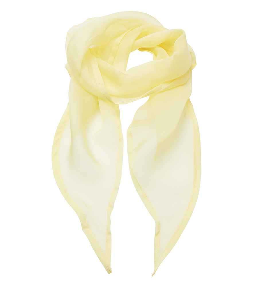 Premier 'Colours' Chiffon Scarf - FRONT
