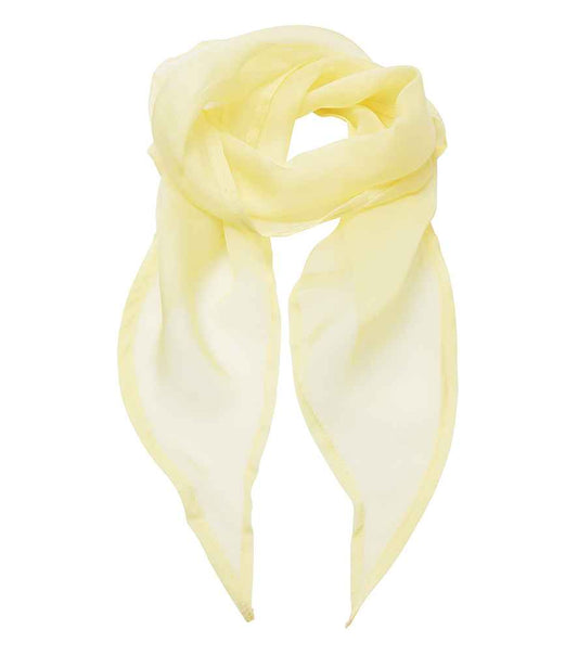 Premier 'Colours' Chiffon Scarf - FRONT