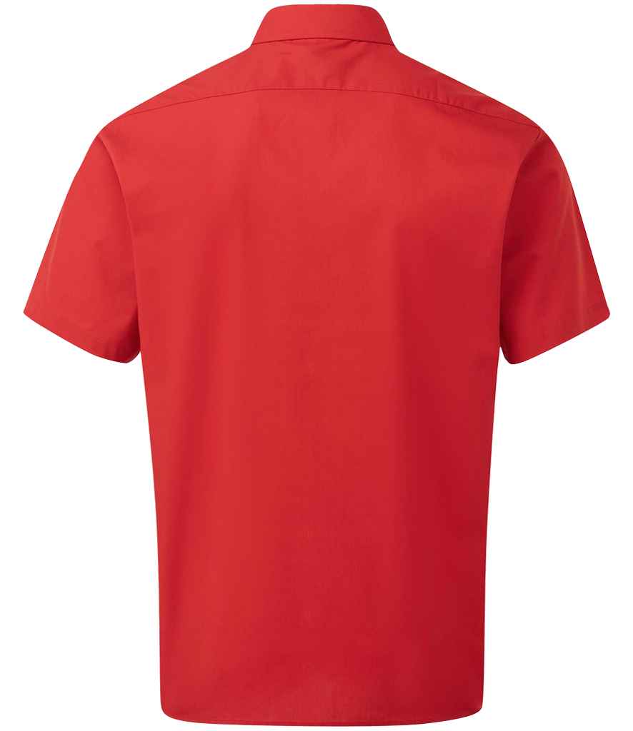 Premier Short Sleeve Poplin Shirt - BACK