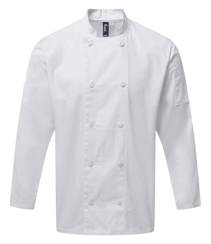 Premier Coolchecker® Long Sleeve Chef's Jacket - FRONT