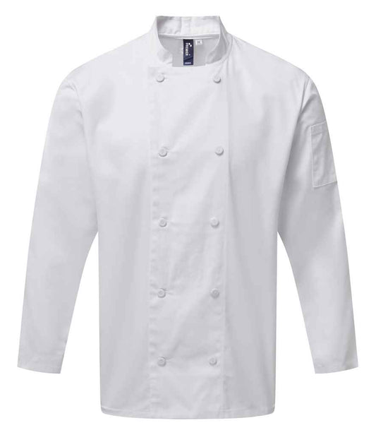 Premier Coolchecker® Long Sleeve Chef's Jacket - FRONT