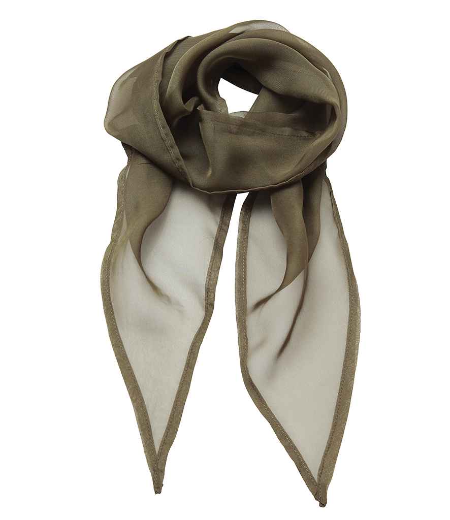 Premier 'Colours' Chiffon Scarf - FRONT