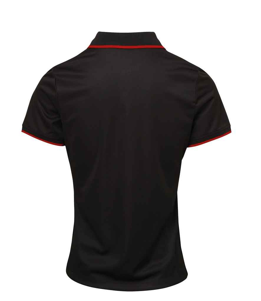 Premier Ladies Contrast Coolchecker® Piqué Polo Shirt - BACK