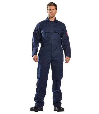 Portwest Bizweld™ Flame Resistant Coverall - Navy (PW452) - MODEL