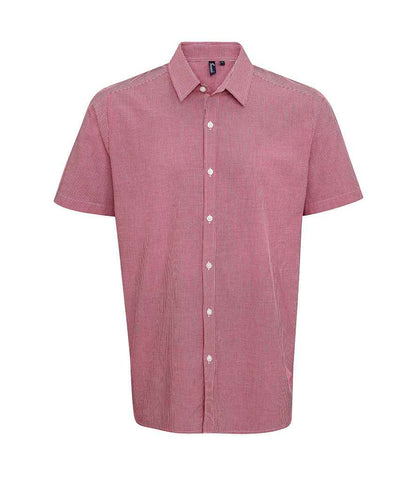 Premier Gingham Short Sleeve Shirt - FRONT
