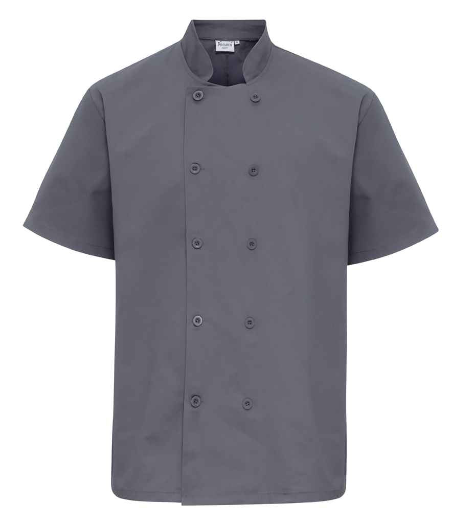 Premier Short Sleeve Chef's Jacket - FRONT
