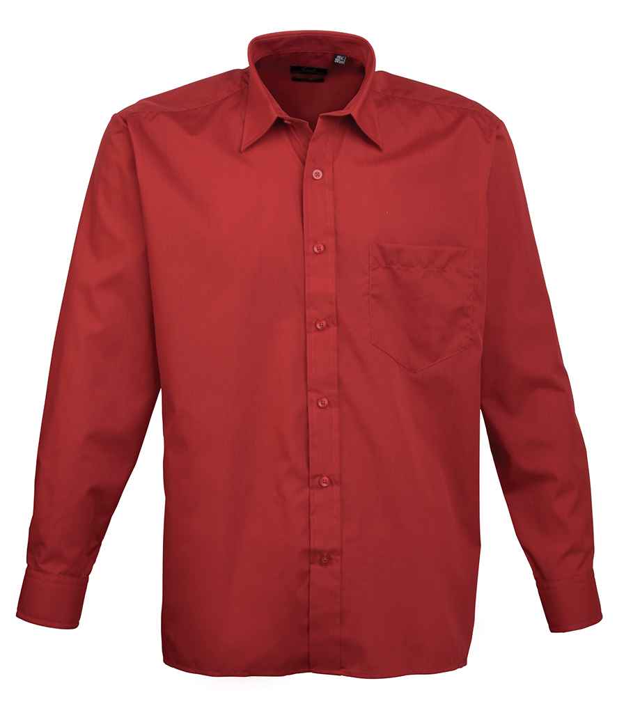Premier Long Sleeve Poplin Shirt - FRONT