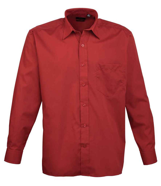 Premier Long Sleeve Poplin Shirt - FRONT
