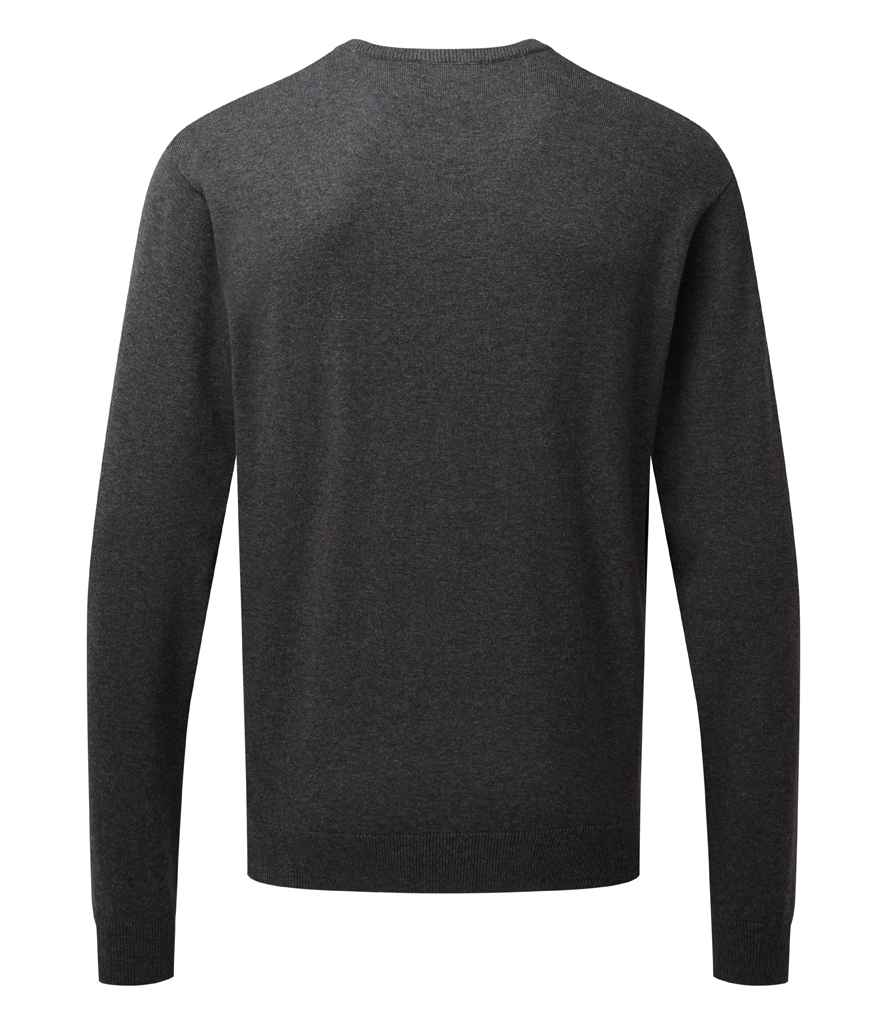 Premier Cotton Rich Crew Neck Sweater - BACK