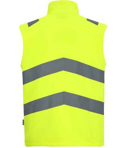 Regatta High Visibility Pro Contract Ablaze Soft Shell Bodywarmer - BACK