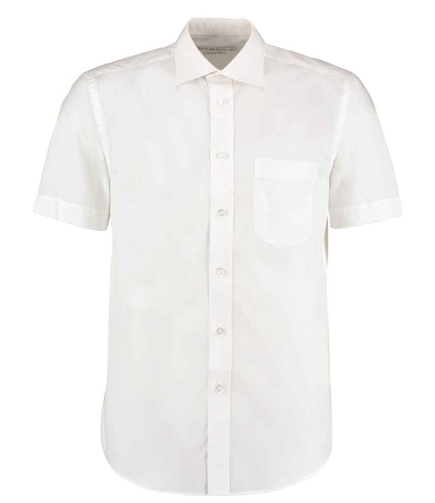 Kustom Kit Short Sleeve Classic Fit Business Shirt - FRONT