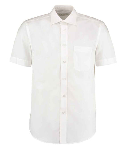 Kustom Kit Short Sleeve Classic Fit Business Shirt - FRONT