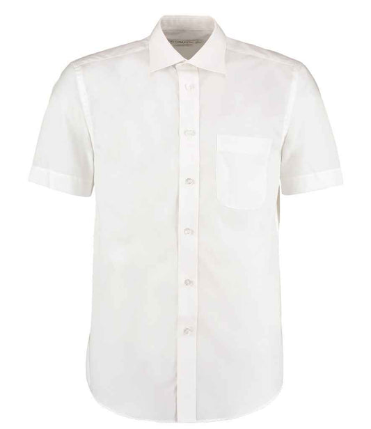 Kustom Kit Short Sleeve Classic Fit Business Shirt - FRONT