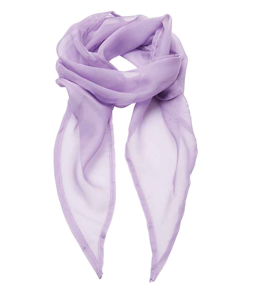 Premier 'Colours' Chiffon Scarf - FRONT