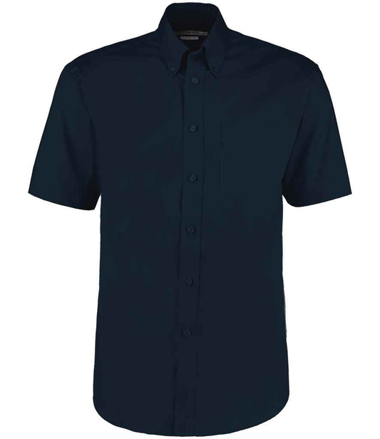 Kustom Kit Premium Short Sleeve Classic Fit Oxford Shirt - FRONT
