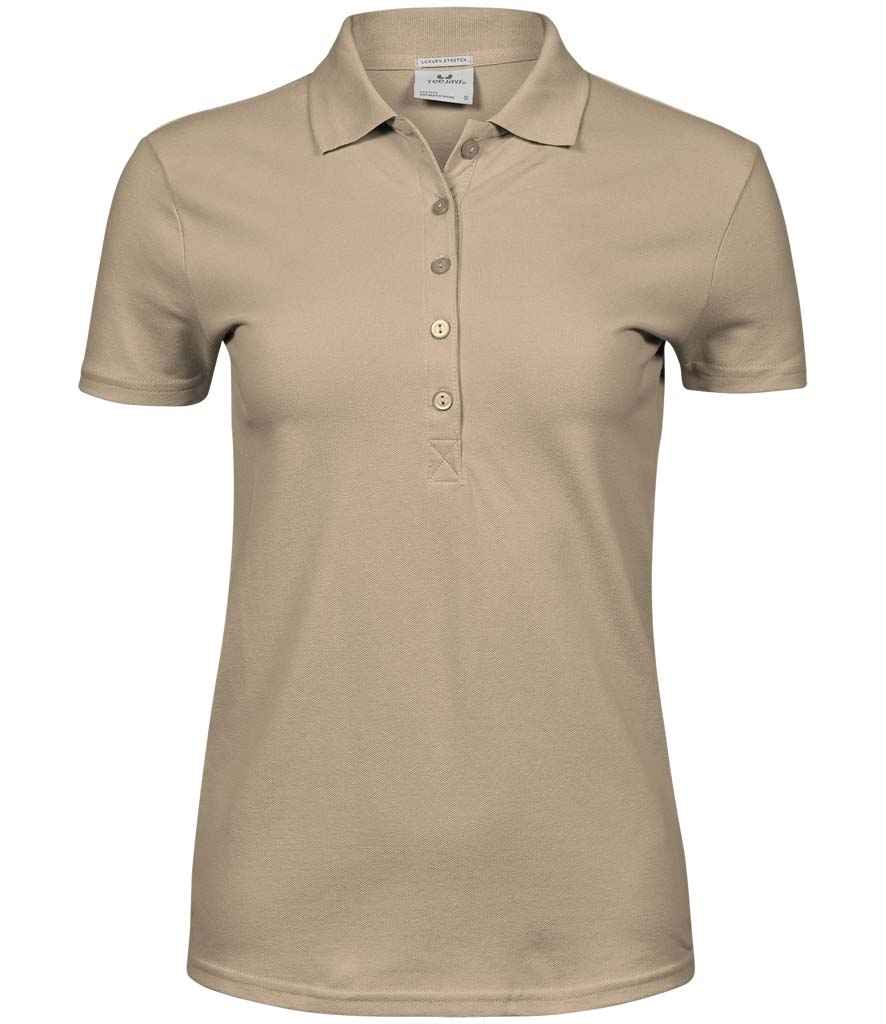 Tee Jays Ladies Luxury Stretch Polo Shirt - FRONT