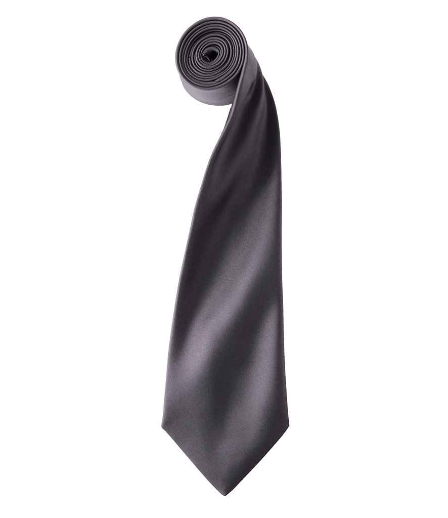 Premier 'Colours' Satin Tie - FRONT