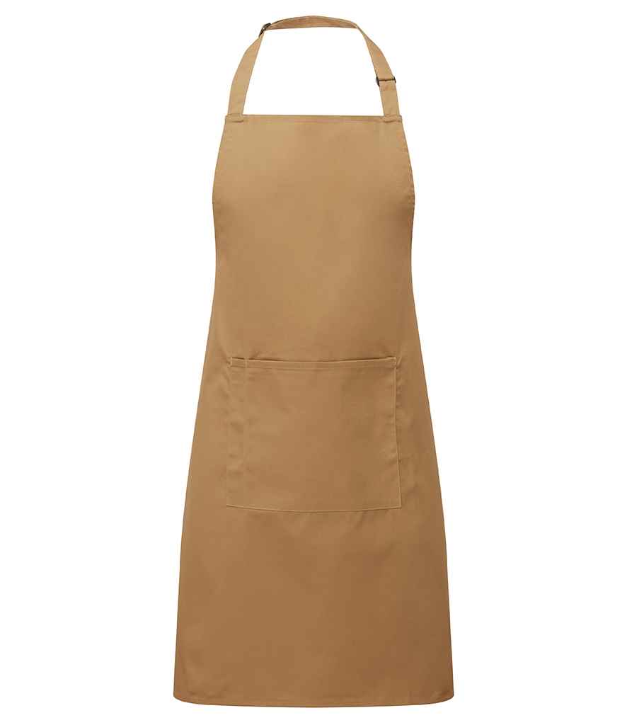 Premier 'Colours' Bib Apron with Pocket - FRONT