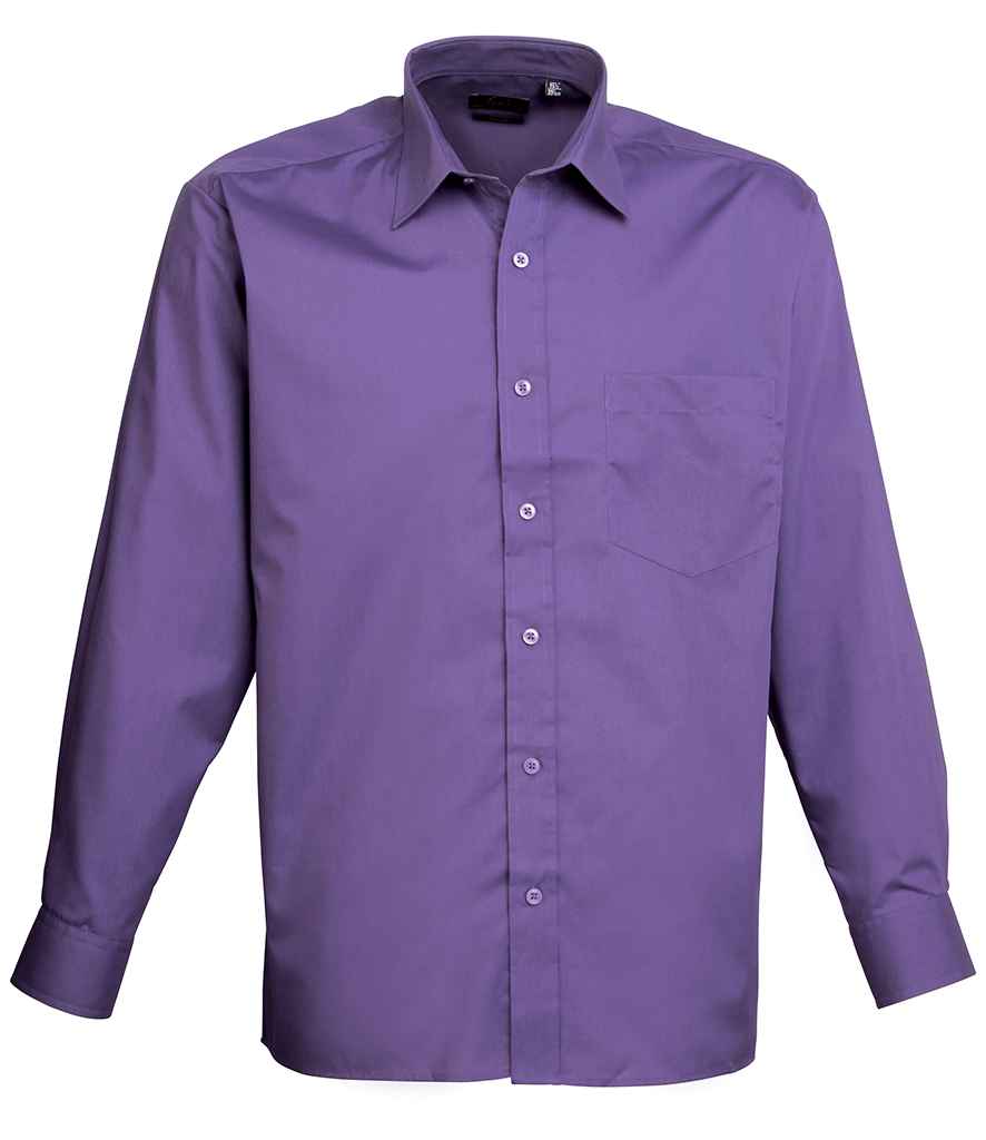 Premier Long Sleeve Poplin Shirt - FRONT