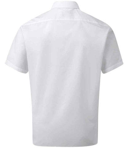 Premier Short Sleeve Poplin Shirt - BACK