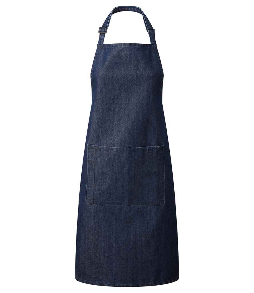 Premier 'Colours' Bib Apron with Pocket - FRONT