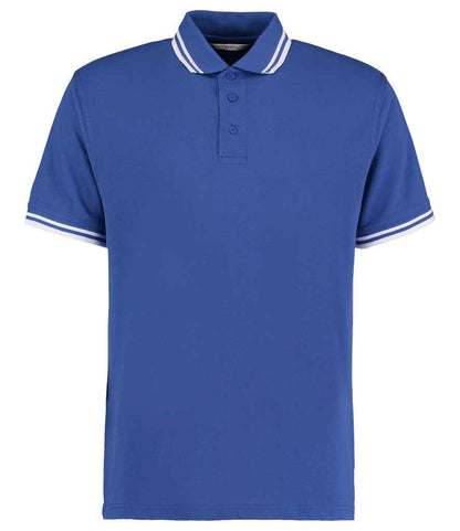 Kustom Kit Contrast Tipped Poly/Cotton Piqué Polo Shirt - FRONT