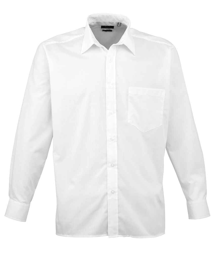 Premier Long Sleeve Poplin Shirt - FRONT