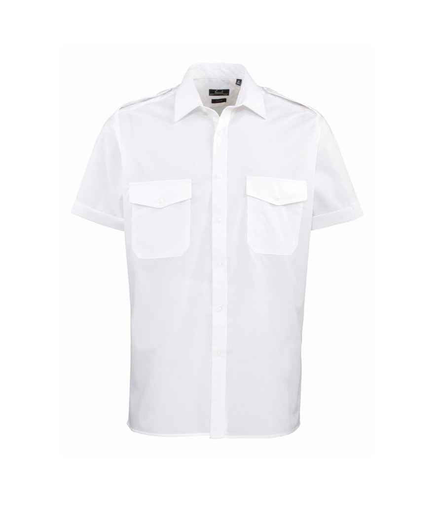 Premier Short Sleeve Pilot Shirt - FRONT