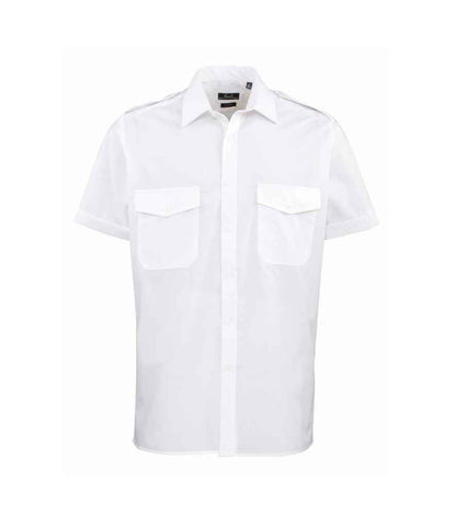 Premier Short Sleeve Pilot Shirt - FRONT