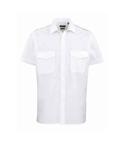 Premier Short Sleeve Pilot Shirt - FRONT