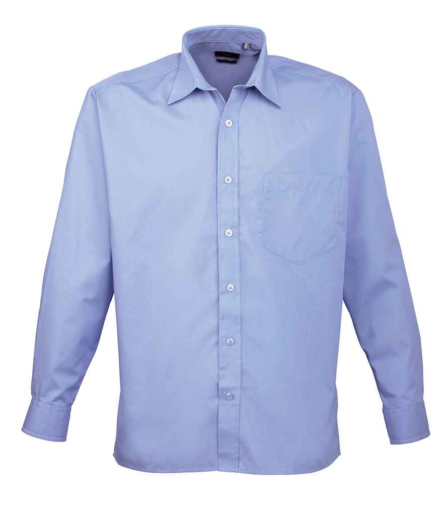 Premier Long Sleeve Poplin Shirt - FRONT