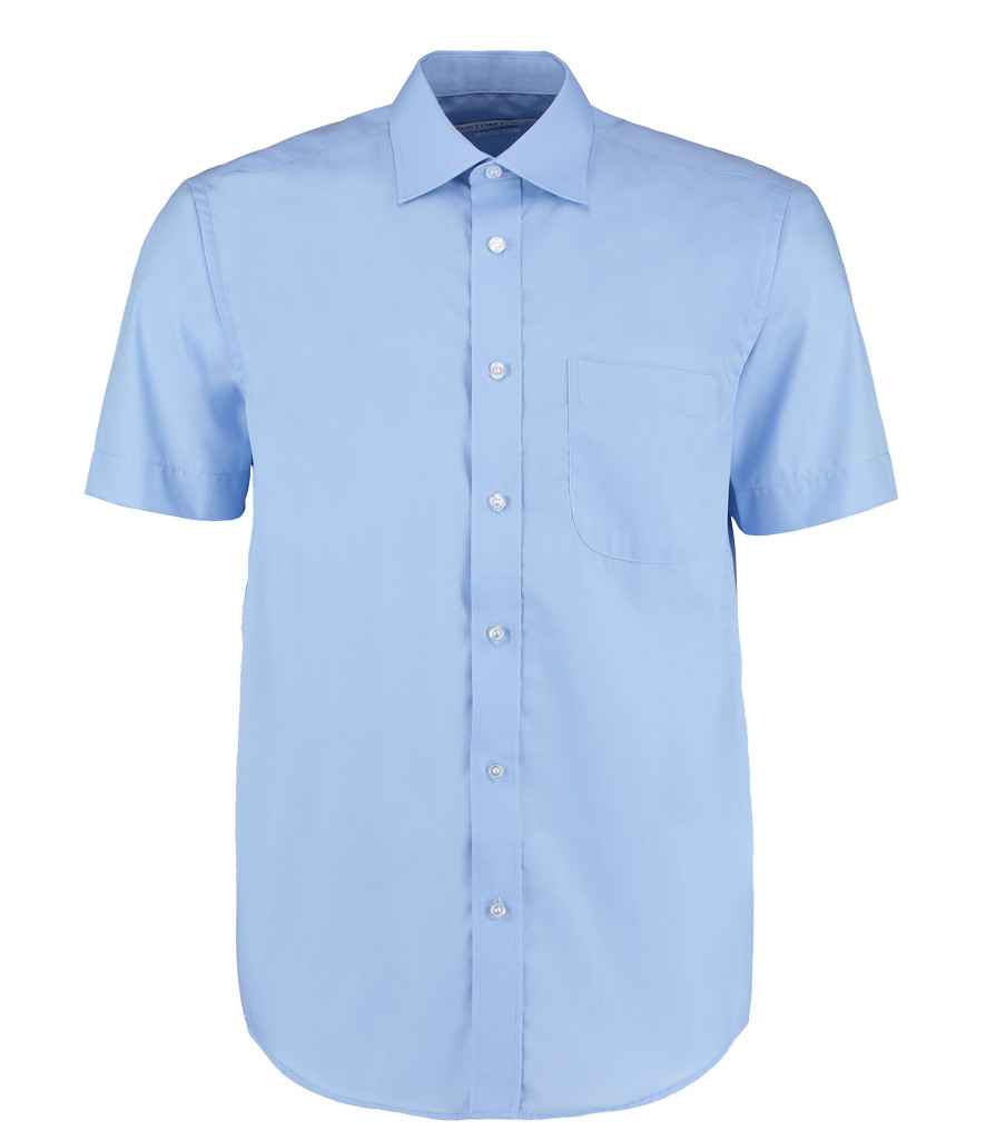 Kustom Kit Short Sleeve Classic Fit Business Shirt - FRONT