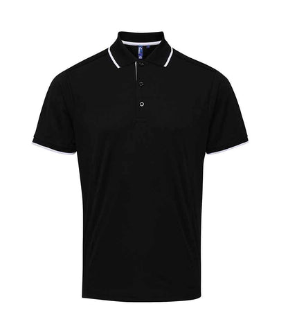 Premier Contrast Coolchecker® Piqué Polo Shirt - FRONT