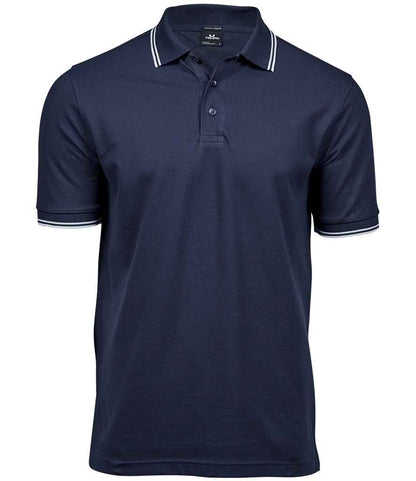 Tee Jays Luxury Stretch Tipped Polo Shirt - FRONT