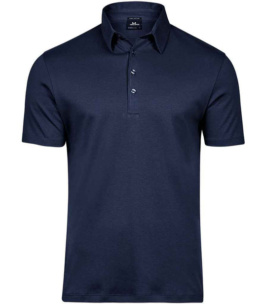 Tee Jays Pima Cotton Interlock Polo Shirt - FRONT