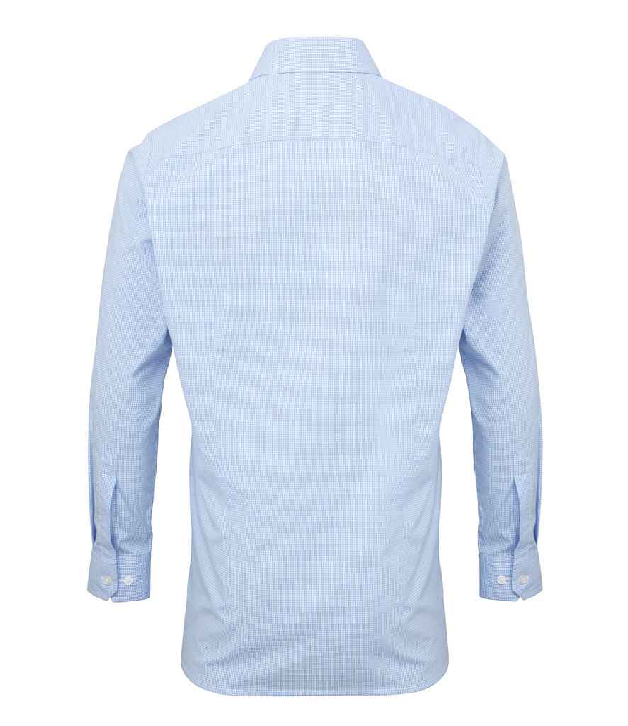Premier Gingham Long Sleeve Shirt - BACK